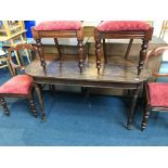 Georgian mahogany hall table