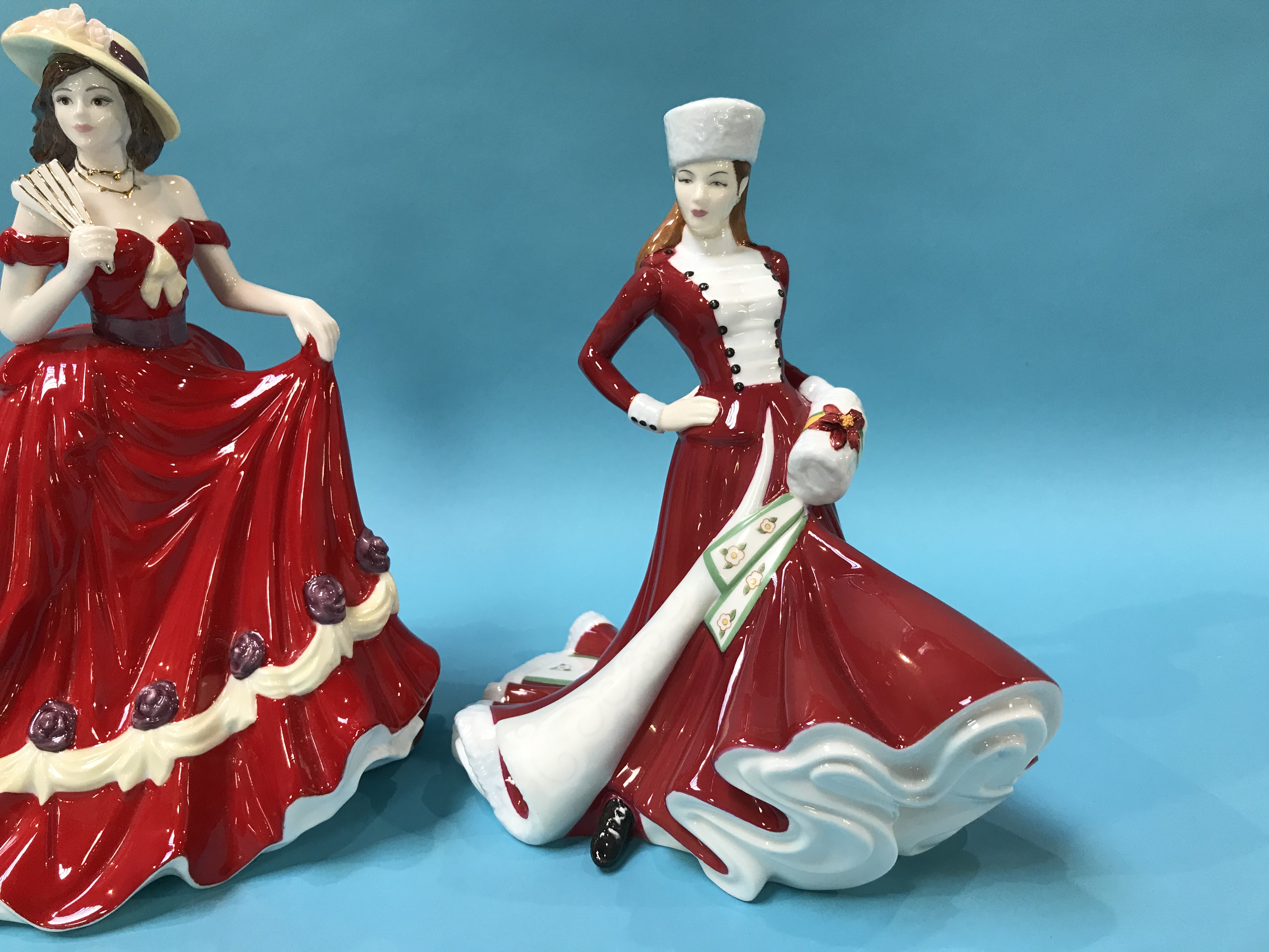 A boxed Royal Doulton figure and a Coalport figure - Image 3 of 3