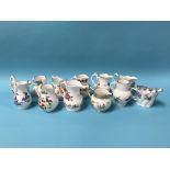 Twelve miniature Royal Worcester cream jugs
