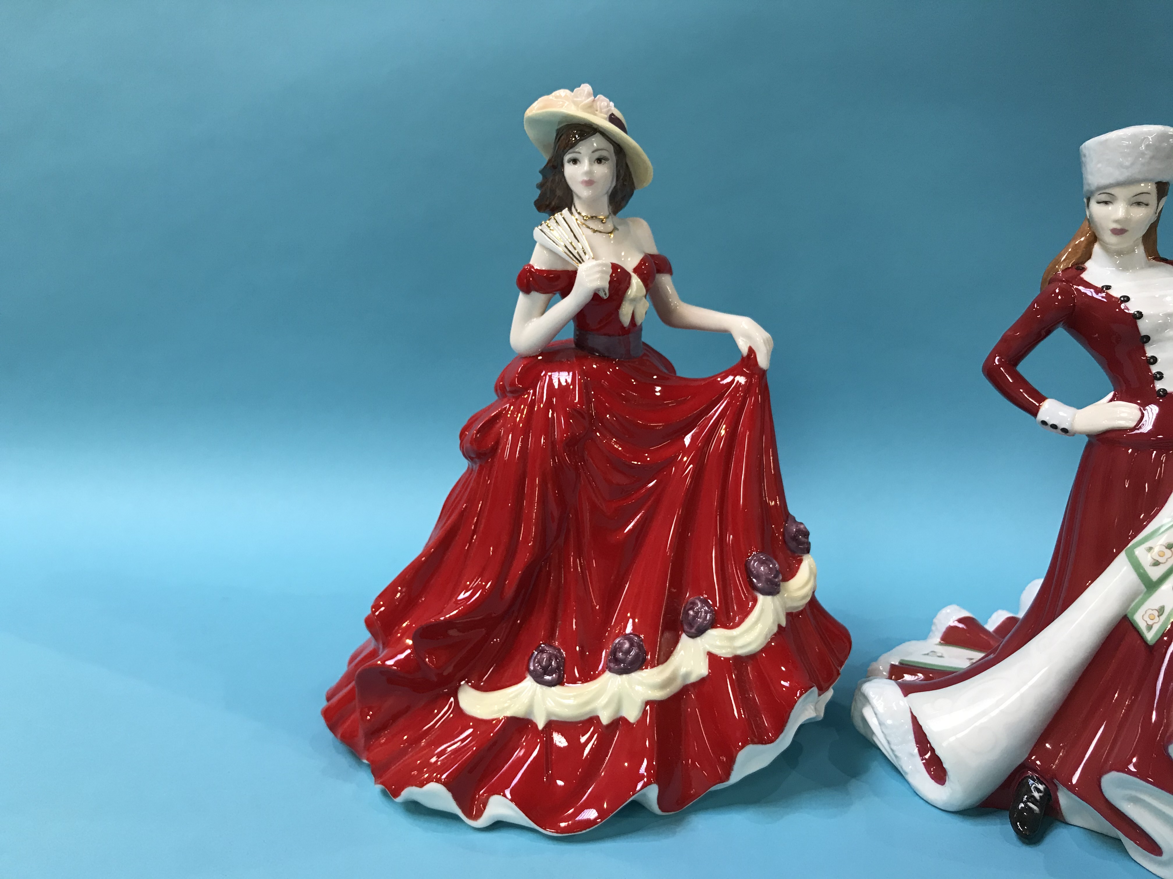 A boxed Royal Doulton figure and a Coalport figure - Image 2 of 3