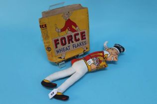 Advertising: soft toy 'Force Wheat Flakes', with box