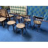 Set of five Ibex chairs ( CARVER WITHDRAWN)