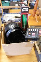 Star Wars Lightsaber, Star Wars Darth Vader Helmet with voice box and a doll