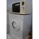Indesit dryer and a microwave