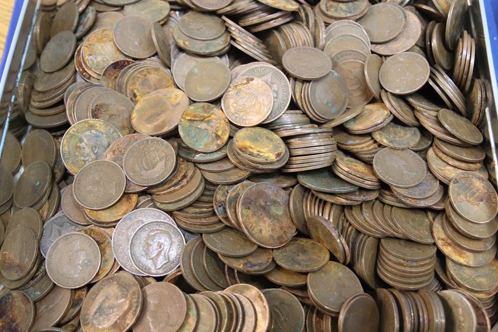 Collection of copper coins