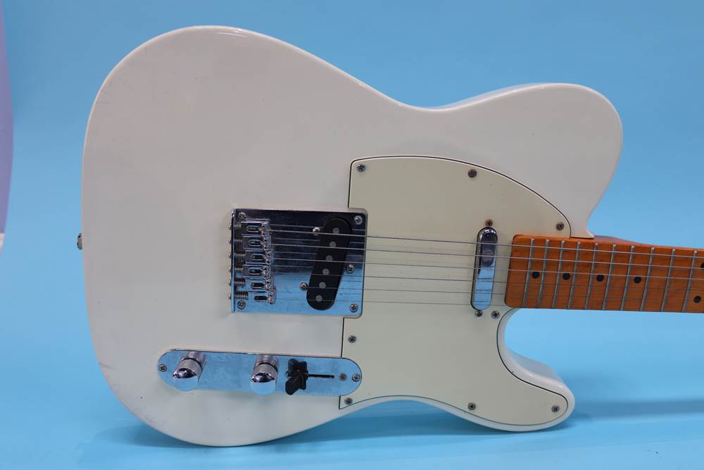 A Fender type 'Telecaster' guitar, made in the USA, cream colour, Corona California, serial number - Image 2 of 5