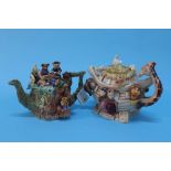 Six various Paul Cardew teapots