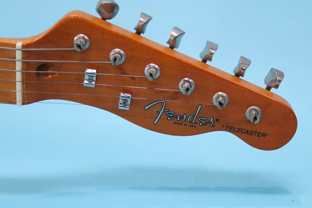 A Fender type 'Telecaster' guitar, made in the USA, cream colour, Corona California, serial number - Image 3 of 5