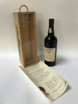 A cased bottle of Blandy's ,1948, Bual Vintage Madeira