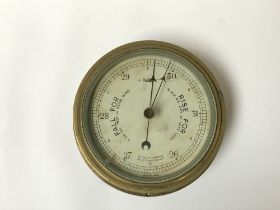 A Sestrel brass Ship's barometer