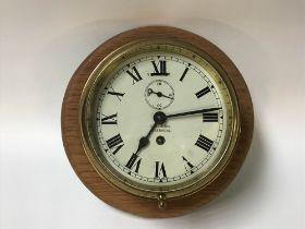 A Chadburn of Liverpool brass Ship's clock