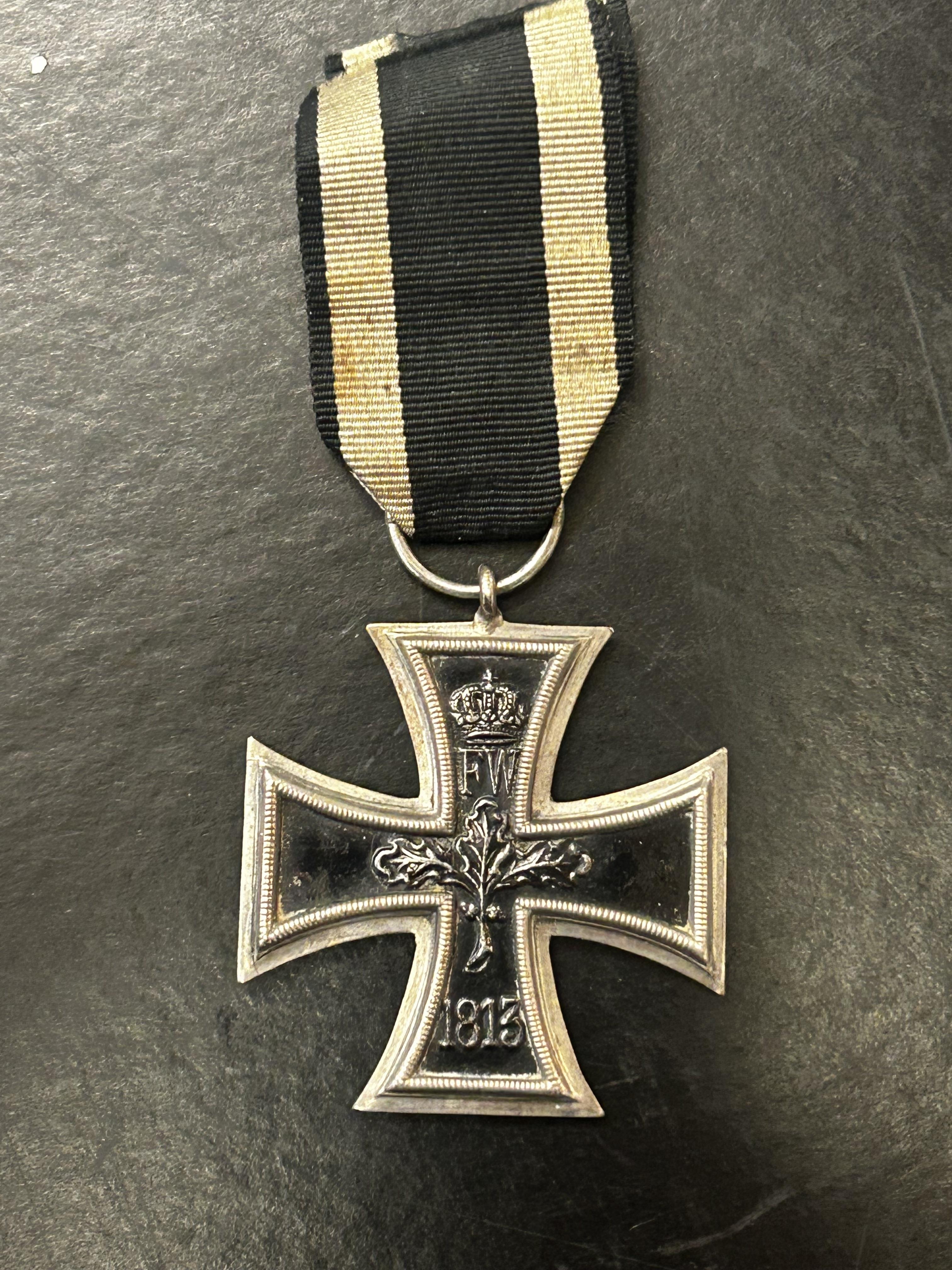 A WWI German iron cross 1913, 1914