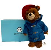 Steiff paddington bear with original box, tags & p