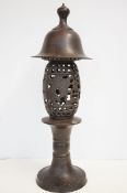 Bronze large oriental incense burner Height 65 cm