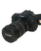 Canon EOS 70D camera with two lenses ET-65B and EF