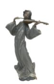 Lladro figure angel with mandolin