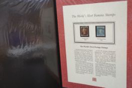 The world most famous stamps, penny black & Two-pe