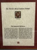 The world most famous stamps, 10d Brown The emboss