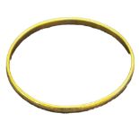 9ct Gold bangle Weight 28.6g