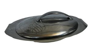 Liberty & co tudric pewter muffin dish by Archibal