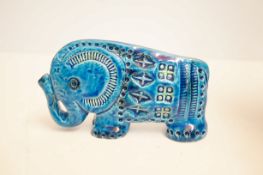 Bitossi elephant, 16cm wide (with pouch)