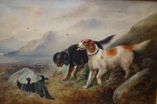 Chas Dudley (Charles) 19th/20th century oil on can