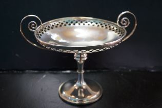 Slver bon bon dish Sheffield 1905 Weight 260g