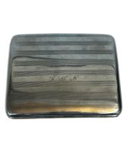 Asprey London silver cigarette case 8cm x 8cm