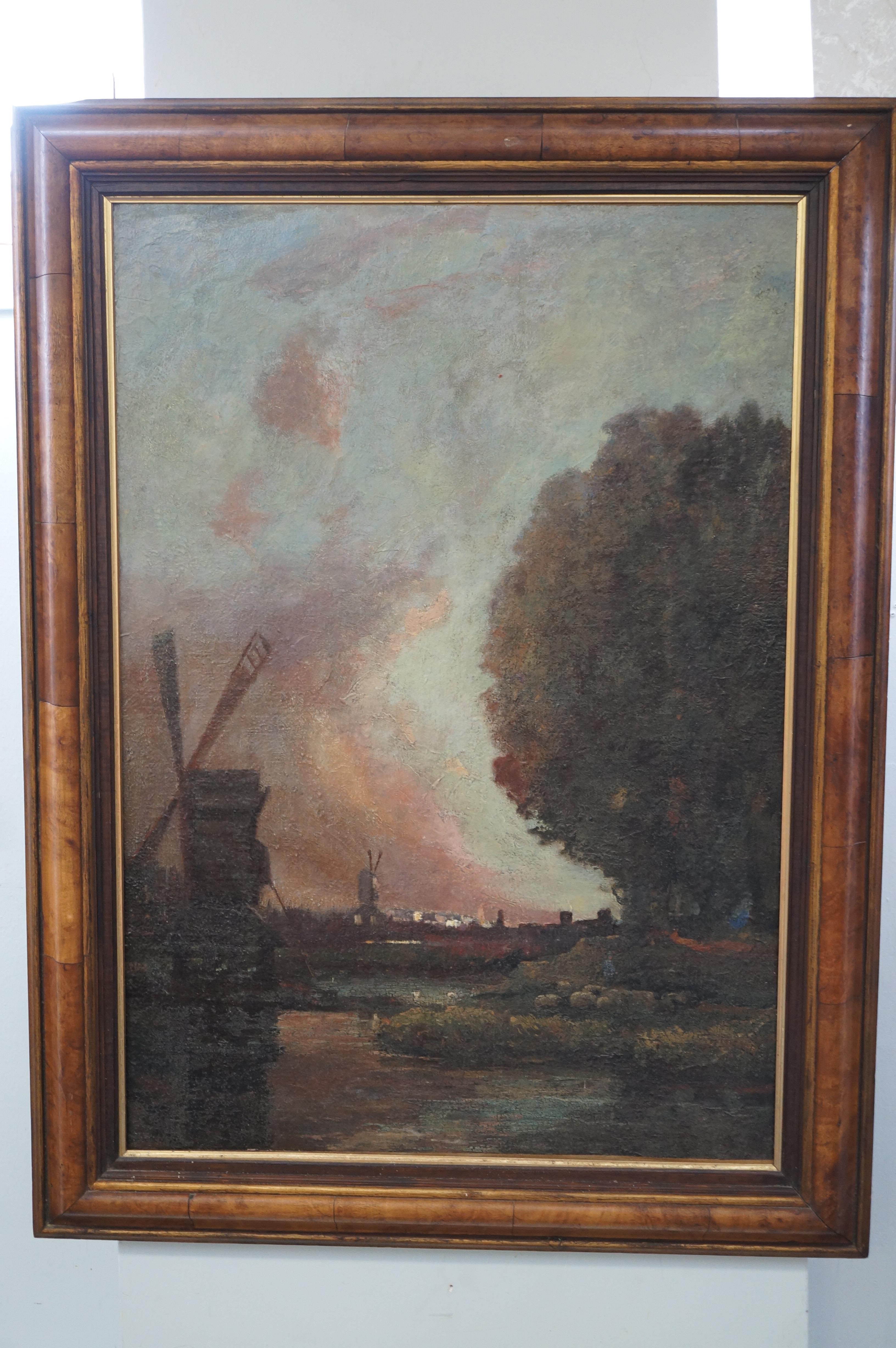 Large Victorian oil on canvas William Hardie Hay '