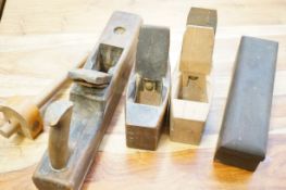 3x Vintage wood working planes & others