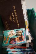 Box of vintage books and annuals