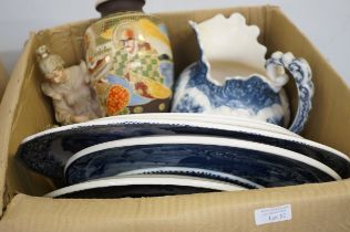 Large box of ceramics