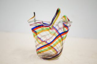 Small Murano handkerchief vase Height 11 cm