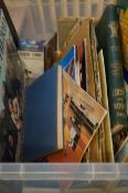 Box of books and annuals