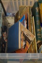 Box of books and annuals