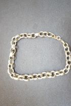 Silver roll-a-ball bracelet