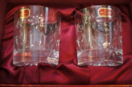 Doulton international crystal whiskey tumblers