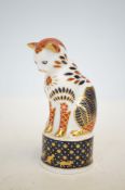 Royal crown derby nelson cat