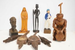 10 Carved figures