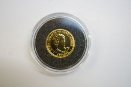 24ct gold 1/25oz Guernsey £5 coin