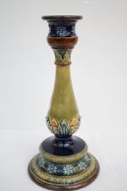 Doulton Lambeth stoneware candlestick