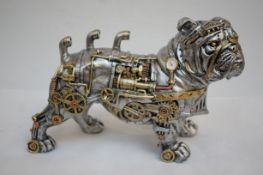 Steam punk style bulldog