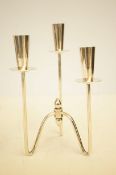 Berg Denmark 1960s silver plated candle sticks