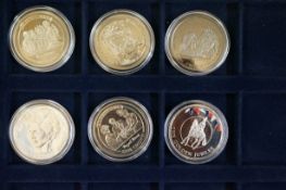 Collection of 6 royal proof coins