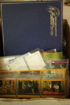 Large box of trading cards