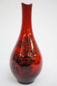 Royal Doulton flambe woodcut vase No 1812
