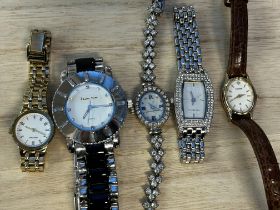 Five various ladies watches