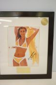 Liz Hurley signed picture with coa