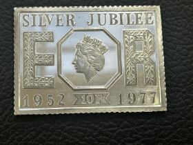 Silver jubilee stamp 10p