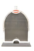 Bugatti style radiator on base (metal) display piece